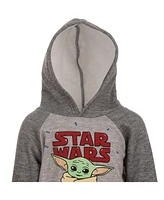 Star Wars Baby Boys The Mandalorian Fleece Pullover Hoodie and Pants Outfit Set to (12 Months - 18-20)