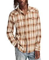 Lucky Brand Men's Dobby Western Shirt