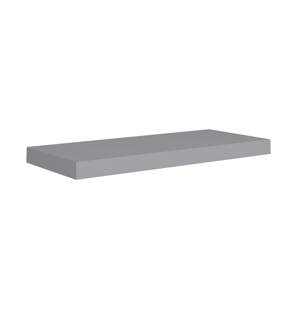 vidaXL Floating Wall Shelf 23.6"x9.3"x1.5" Mdf