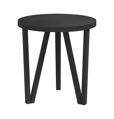 vidaXL Tea Table Black 13.8" Mdf