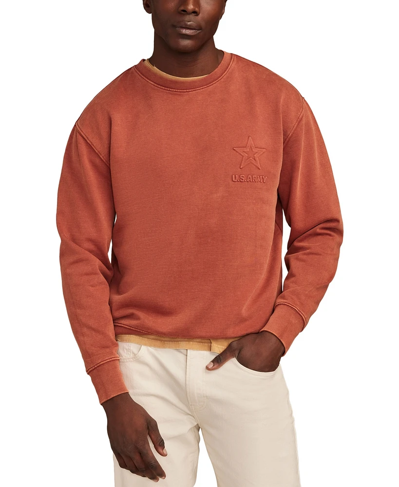 Lucky Brand Men's Army Crew Sweatshirt