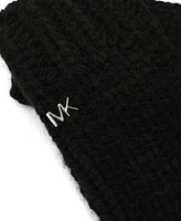 Michael Kors Women's Logo Detail Super Chunk Mittens