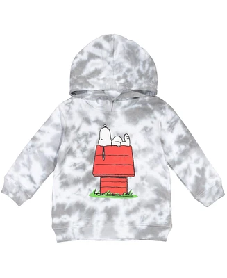 Peanuts Toddler Boys Snoopy Fleece Pullover Hoodie to