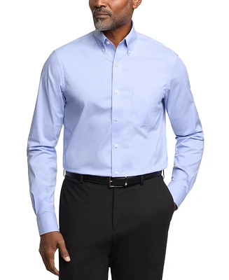 Tommy Hilfiger Men's Regular Fit Wrinkle Resistant Stretch Dress Shirt