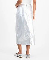 Celebrity Pink Juniors' Metallic Midi Skirt