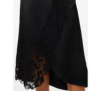 Vero Moda Women's Merle Lace-Trim Slip Skirt