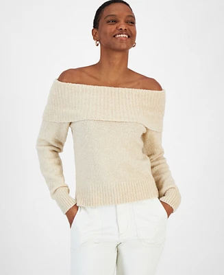 And Now This Women's Marilyn Off-The-Shoulder Sweater, Created for Macy's