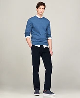 Tommy Hilfiger Men's Regular-Fit Pima Cotton Cashmere Blend Solid Crewneck Sweater