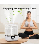 6L Humidifiers for Bedroom Large Room Home, Chivalz Cool Mist Top Fill Humidifiers for Baby Nursery and Plants, 26dB Quiet, Nightlight, Up to 50 Hours