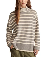 Lucky Brand Women's Mock Neck Long-Sleeve Tunic Sweater