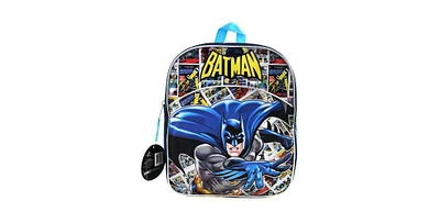 Mini Backpack Batman Comics 11" New Bamin