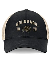 Top of the World Men's Black Colorado Buffaloes Heritage Waylon Trucker Adjustable Hat