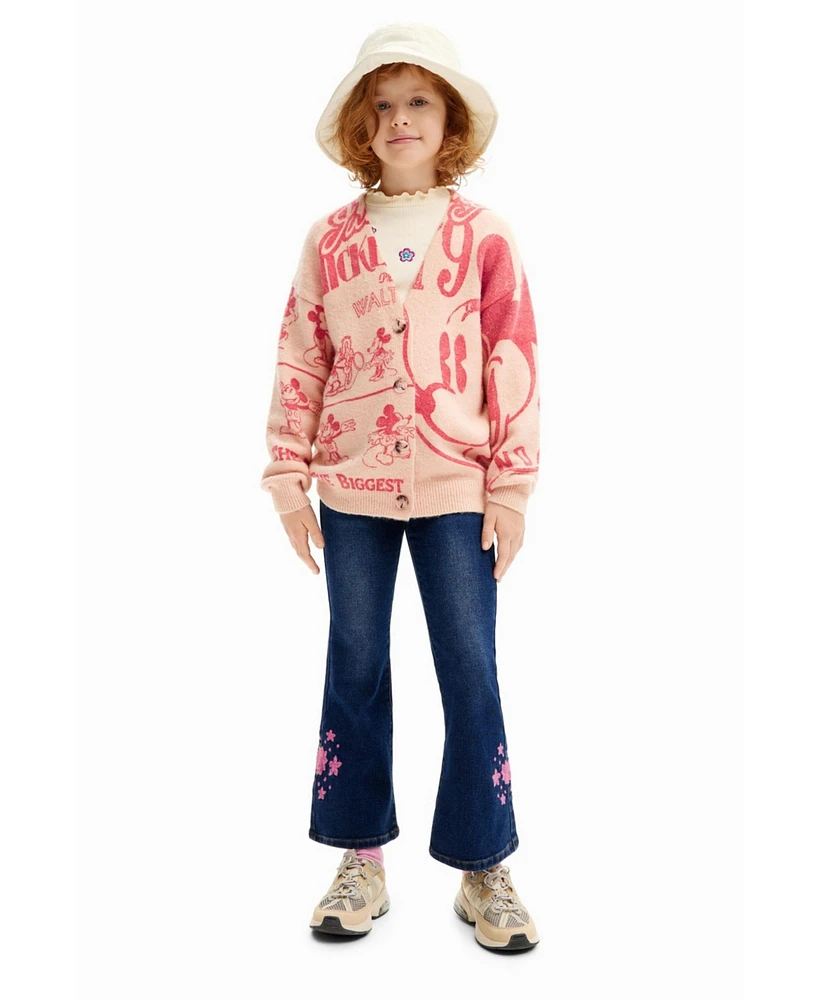 Desigual Girls Girls's Mickey Mouse Cardigan