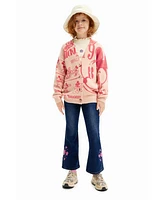 Desigual Girls Girls's Mickey Mouse Cardigan