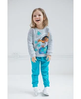 Disney Girls Encanto Mirabel Fleece Pullover Sweatshirt and Pants Set to