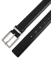 Alfani Men's Burnished Edge and Metal Loop Dress Belt, Created for Macy's