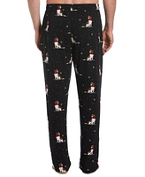 Perry Ellis Portfolio Men's Deluxe Touch Knit Printed Pajama Pant