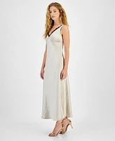 Lucy Paris Women's Kasen Lace-Trim V-Neck Slip Dress