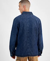 Sun + Stone Men's Valley Snap Front Denim Shirt Jacket, Exclusively at Macy's