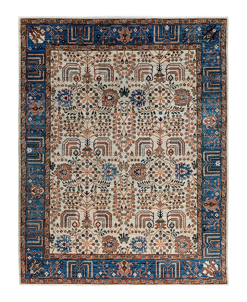 Adorn Hand Woven Rugs Serapi M1993 7'9"x9'11" Area Rug