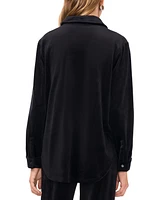 Vince Camuto Women's Velour Button-Front Top