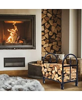 Givimo 2 Feet Outdoor Heavy Duty Steel Firewood Storage Holder