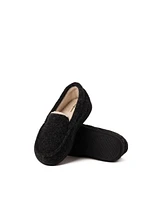 Dearfoams Girls Amari Moccasin House Shoe Slipper