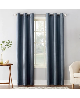 Sun Zero Cooper Thermal Insulated Room Darkening Grommet Curtain Panel