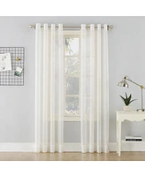 No. 918 Erica Crushed Voile Sheer Grommet Single Curtain Panel, 51" x 72"