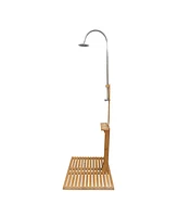 Outdoor Garden Pool Shower with Chassis