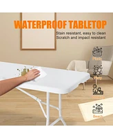 Streamdale Furniture 8ft Foldable Table: Portable and Durable for Outdoor Activities