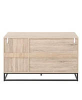 Streamdale Furniture 3-Door Accent Cabinet for Living Spaces