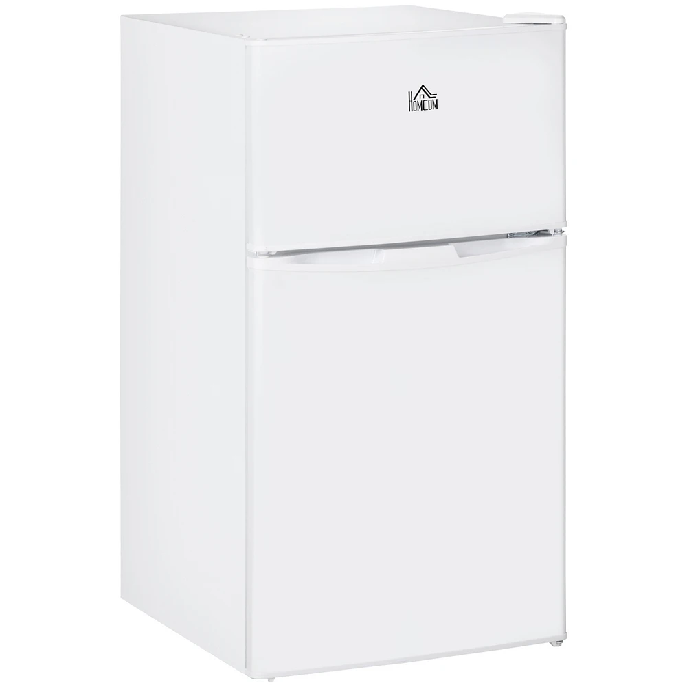 Simplie Fun Compact 3.2 Cu.Ft Mini Fridge with Adjustable Shelf, Thermostat, Reversible Door