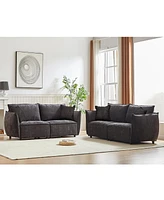 Streamdale Furniture Modern Sofa and Loveseat Set