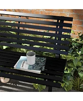 Streamdale Furniture 48.5" Aluminum Park Bench for Outdoor Spaces