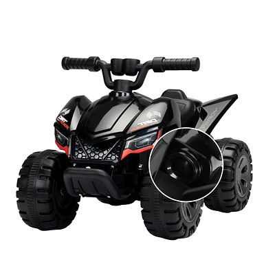 Streamdale Furniture 6V Electric Kids' Atv Ride-On with Spray, Lights, and Music