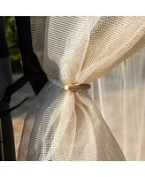 10' x 12' Outdoor Gazebo w/ Zippered Mesh and Steel Frame