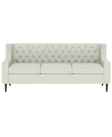 Streamdale Furniture Mid-Century Modern 3-Seater Sofa with Tufted Backrest and Comfy Cushion