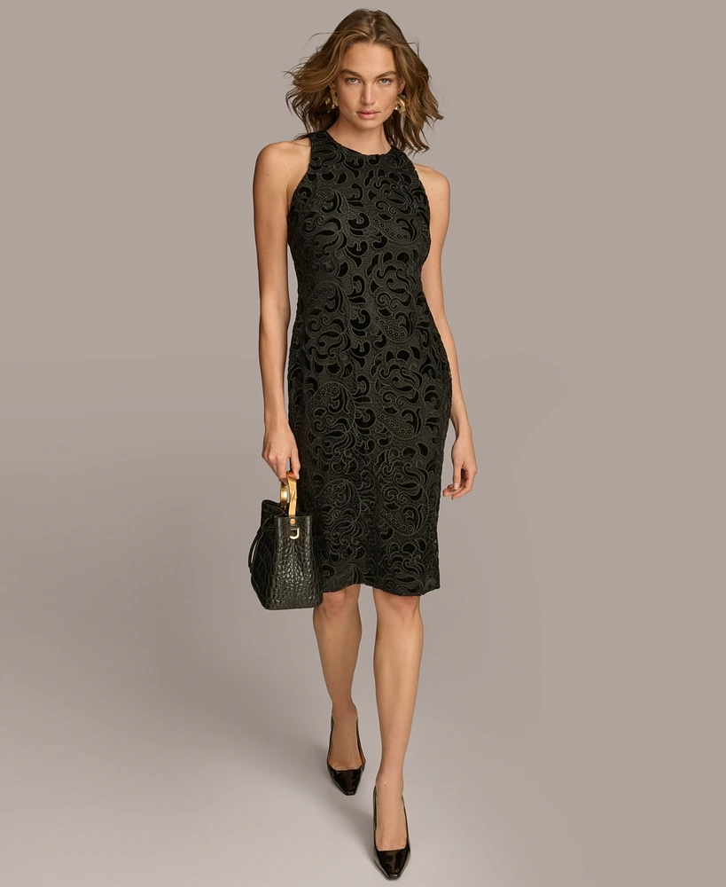 Donna Karan New York Women's Lace Sheath Dress