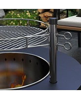 Streamdale Furniture 2-in-1 Smokeless Fire Pit with Grill