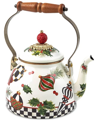 MacKenzie-Childs Deck the Halls 2-Qt. Tea Kettle