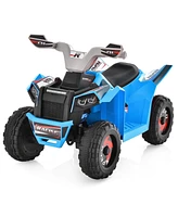 Vebreda Kids Ride on Atv 4 Wheeler Quad Toy Car with Direction Control-Pink