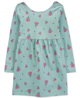 Carter's Little & Big Girls Cotton Floral Jersey Dress