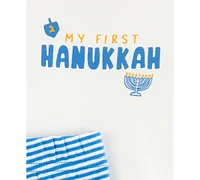 Carter's Baby First Hanukkah Bodysuit & Pants Set