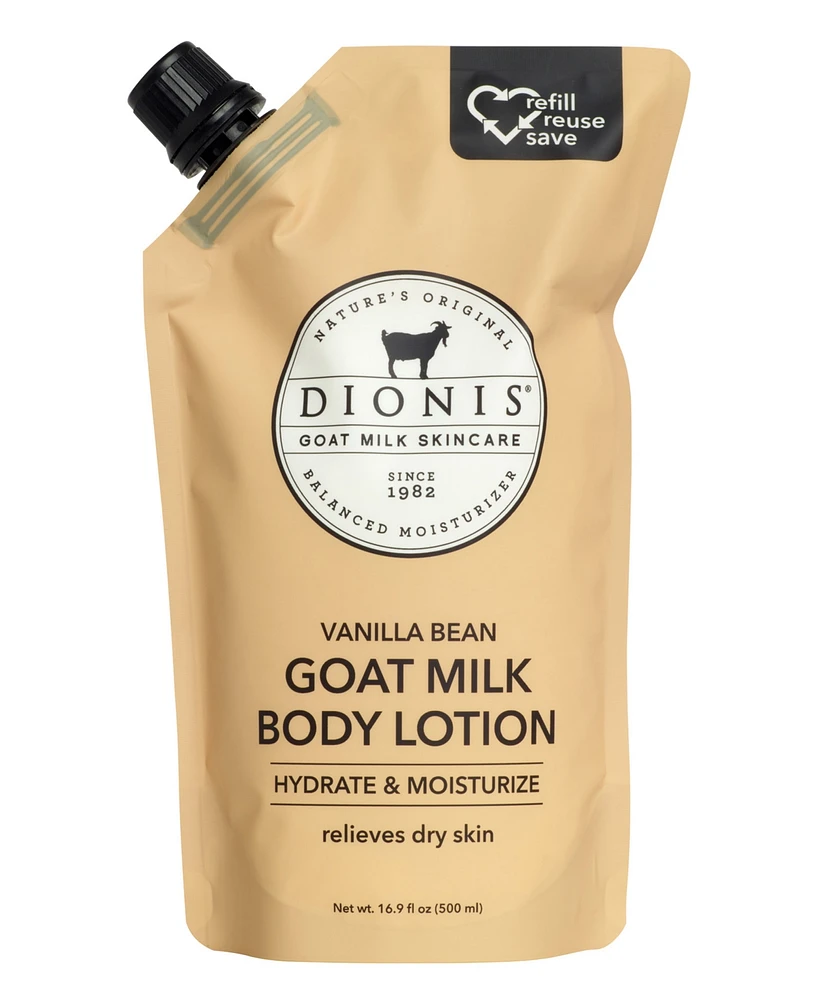 Dionis Vanilla Bean Goat Milk Body Lotion Refill Pouch 16.9 fl oz