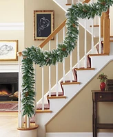 Puleo Snowy Artificial Garland 9 ft x 10 Inch