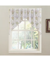 Evesgarden Semi-Sheer Rod Pocket Kitchen Curtain Swag Pair