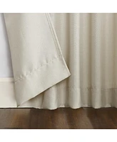 Clifford Heathered Texture Semi-Sheer Tab Top Curtain Panel