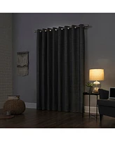 Kline Burlap Weave 52" x 84" Thermal Blackout Curtain Panel