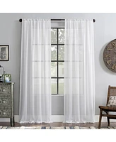 Slub Textured Linen Blend Curtain